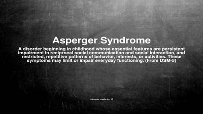 What Does Asperger Syndrome Entail? to consult with